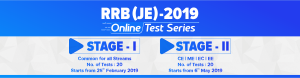 RRB (JE) - 2019 Online test Series