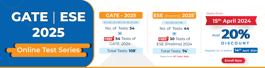 GATE + ESE (Prelims) - 2025 Online Test Series - ACE Engineering Academy
